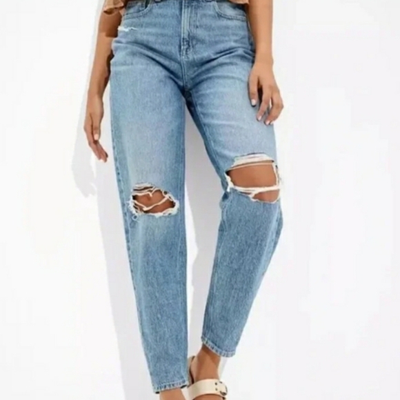 American Eagle Relaxed Mom Jeans size 2 - Picture 1 of 8